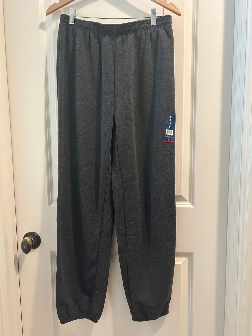 Mission Ridge Men's PullOn Sweatpants Elastic Waist inner drawstring size S gray